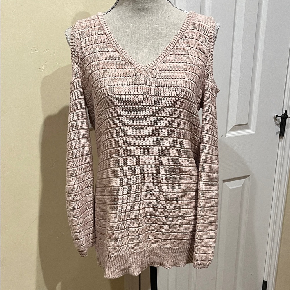 White House Black Market Cold Shoulder Sweater